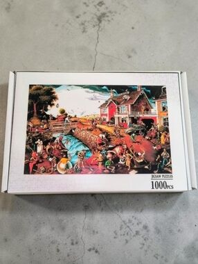1000pc Vintage Altamont,NY Town Scene Jigsaw Puzzle NEW and SEALED BOX